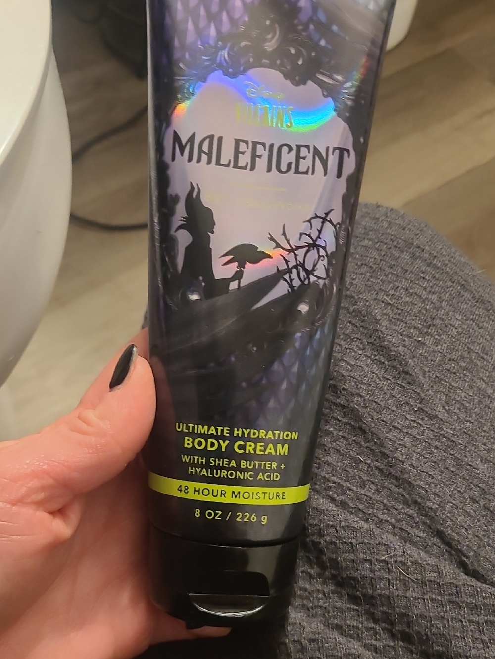 Disney Maleficent Ultimate Hydration Body Cream - Purple & Black